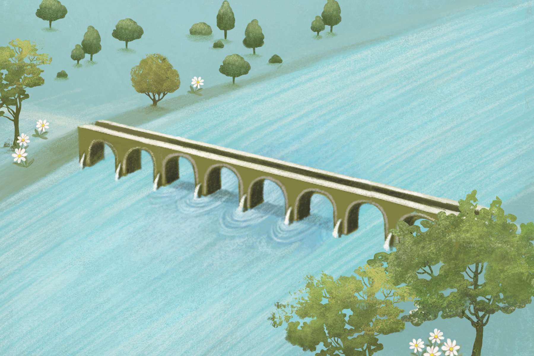 Sai dove trovare un ponte romano nascosto in un fiume?
