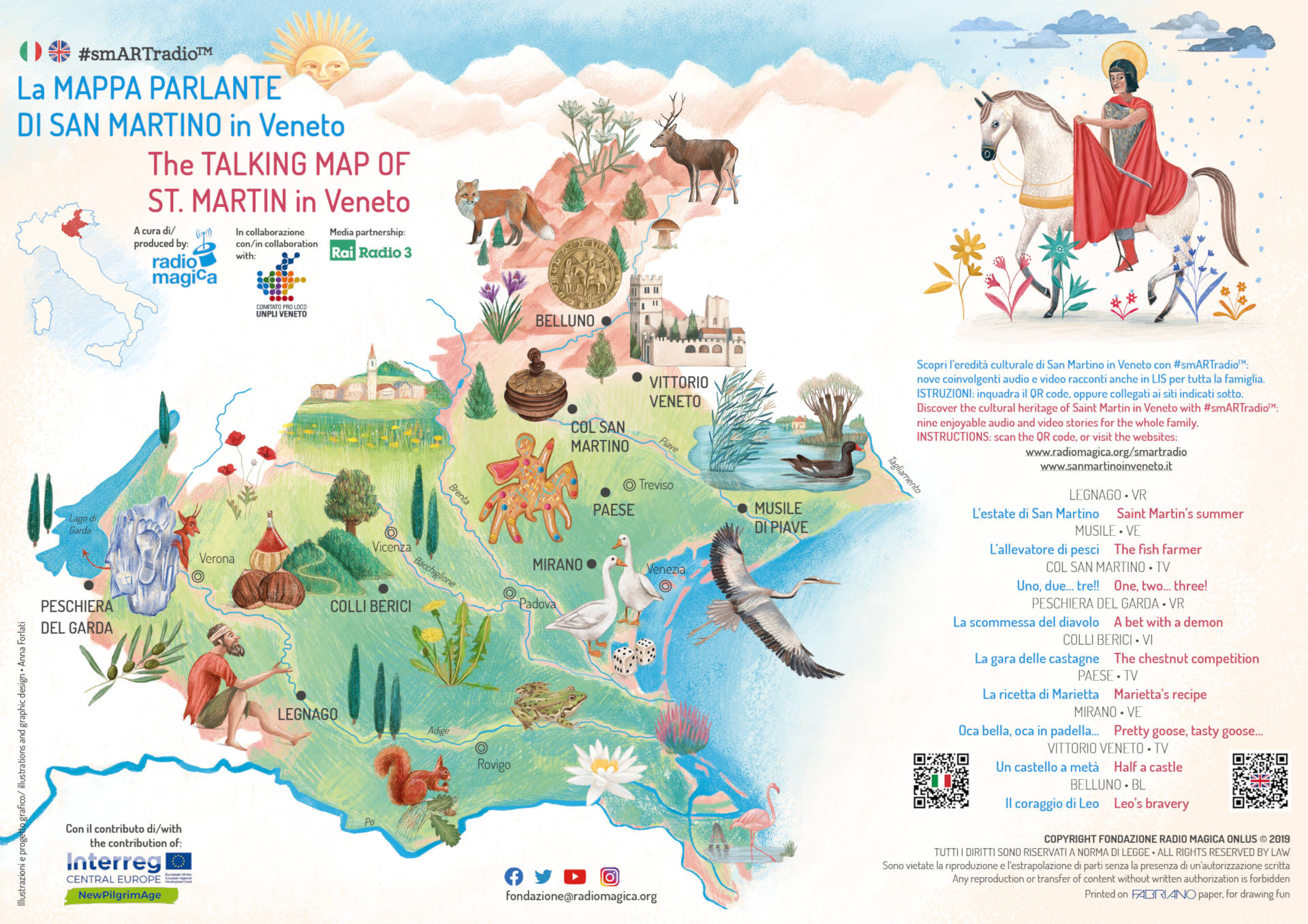 The talking Map of St. Martin in Veneto