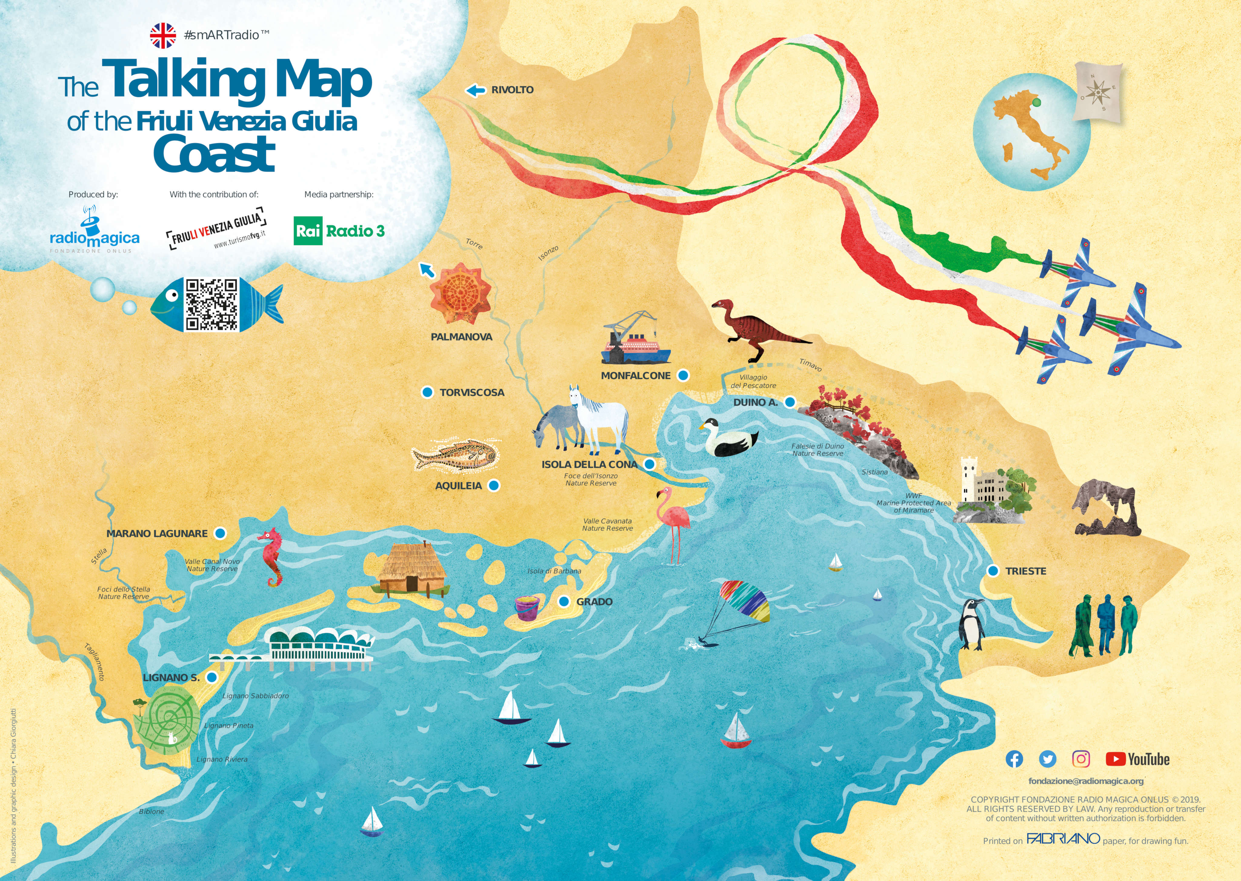 The Talking Map of the Friuli Venezia Giulia Coast - #smARTradio ...