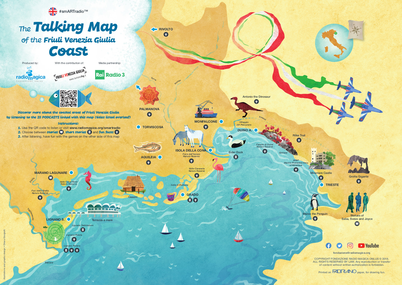 The Talking Map of the Friuli Venezia Giulia Coast