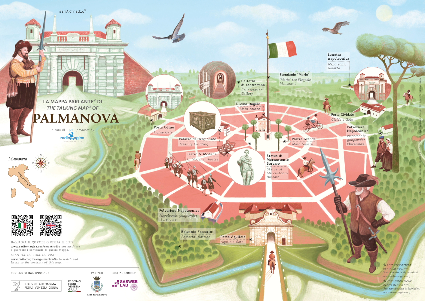 The Talking Map of Palmanova - front