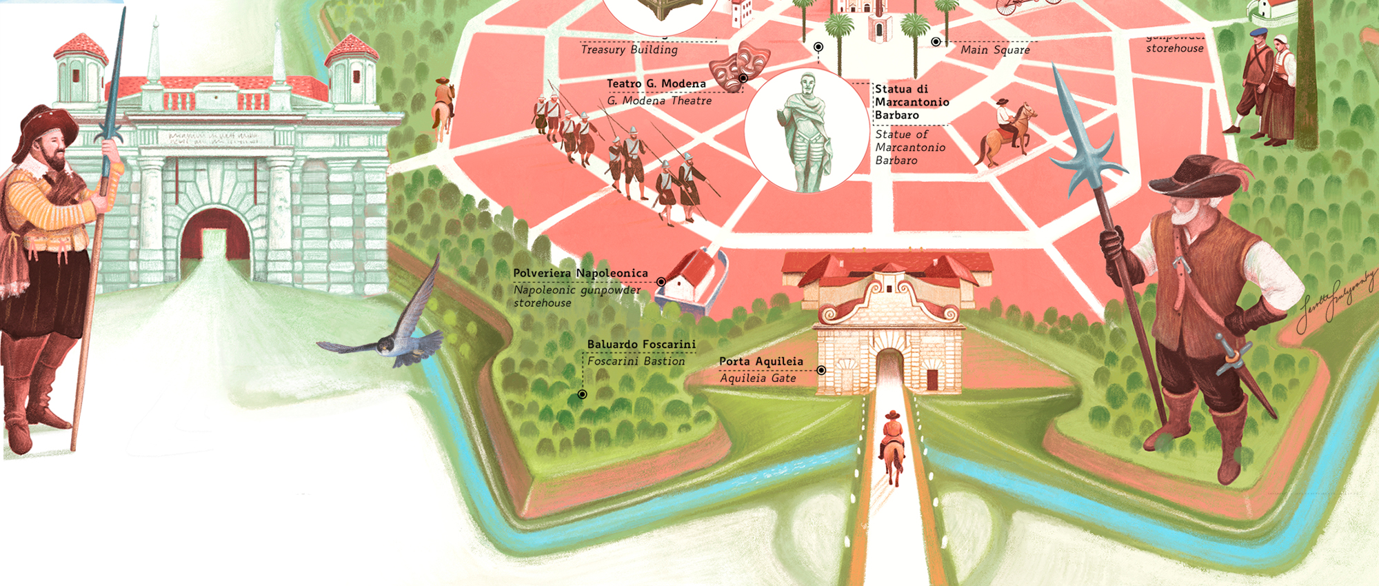 Locandina Mappa Parlante Palmanova